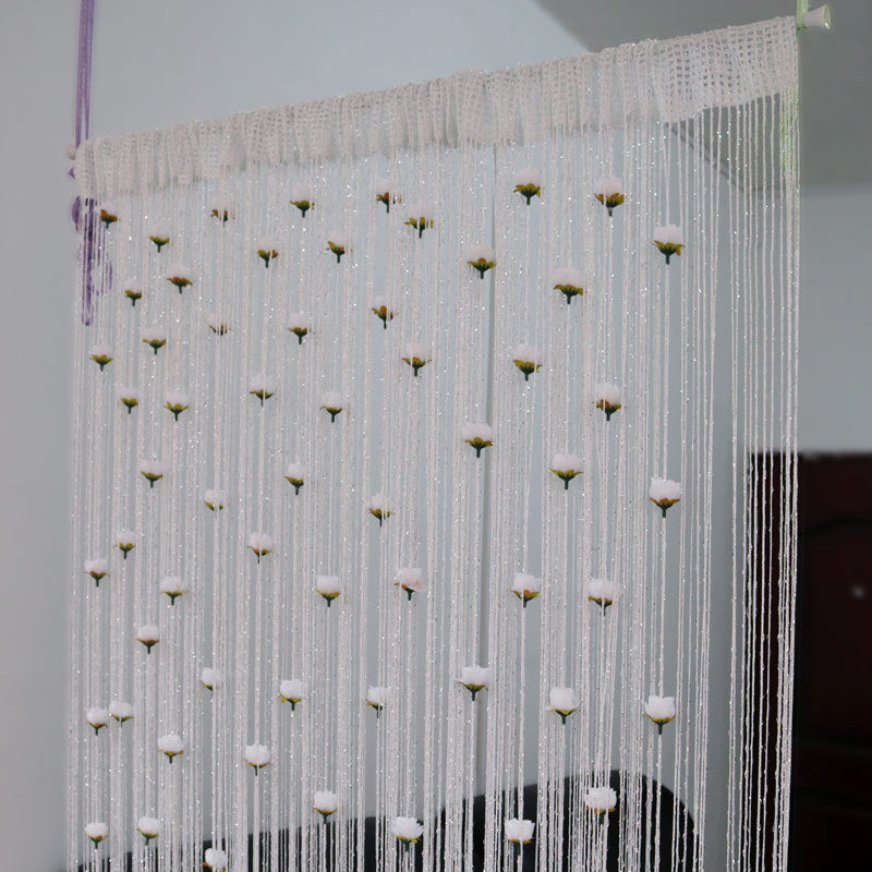 ⏰ Today's Specials ✨ Rose Flower Door Curtain Partition Line