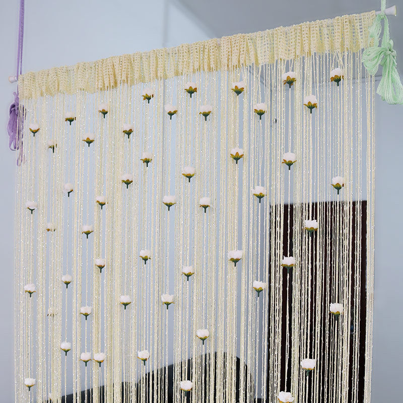 ⏰ Today's Specials ✨ Rose Flower Door Curtain Partition Line