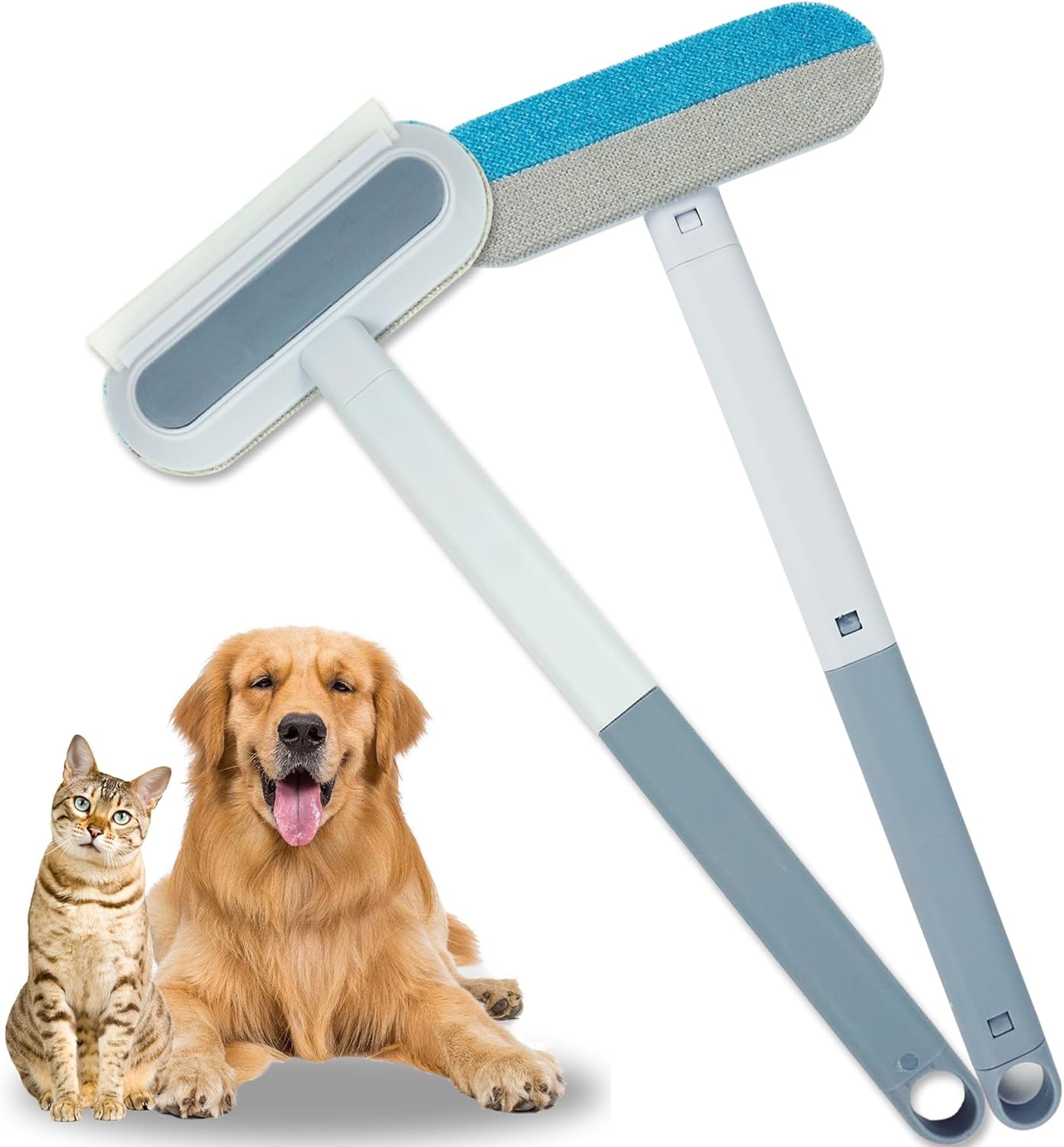 4-in-1 Multifunctional Pet Hair Removal Tool for Furniture, Couch, Carpet, and Windows, Reusable and Washable