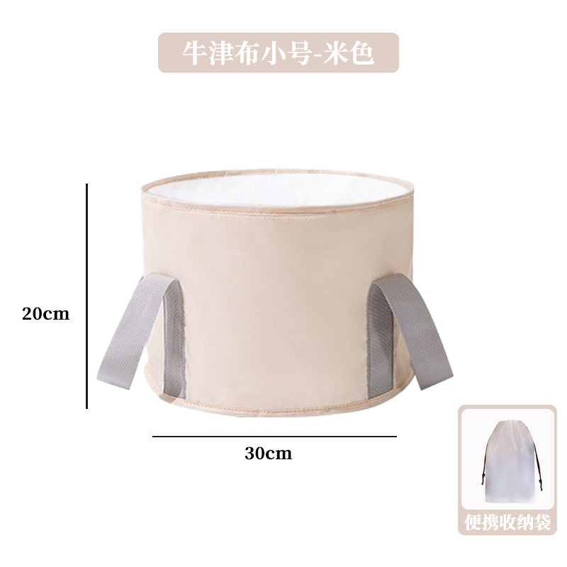 Portable Foot Bath Bucket, Elevated Above The Calf, Five-Layer Insulated Foot Bag, Travel Foldable Foot Basin, Foot Bath Artifact