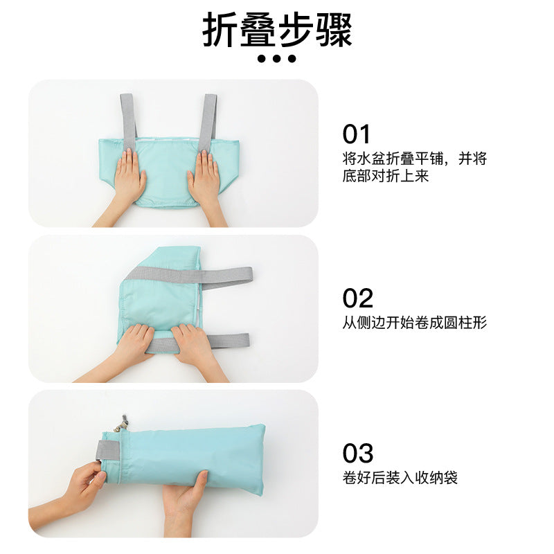 Portable Foot Bath Bucket, Elevated Above The Calf, Five-Layer Insulated Foot Bag, Travel Foldable Foot Basin, Foot Bath Artifact