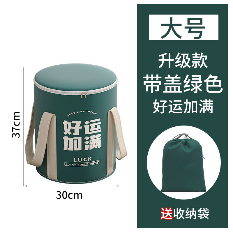 Portable Foot Bath Bucket, Elevated Above The Calf, Five-Layer Insulated Foot Bag, Travel Foldable Foot Basin, Foot Bath Artifact