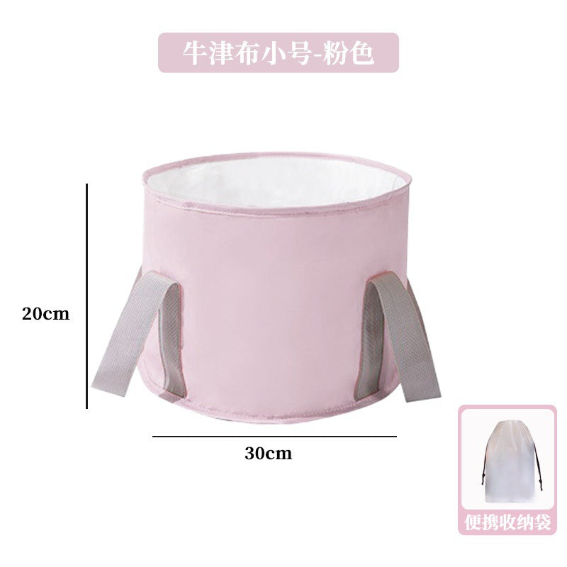 Portable Foot Bath Bucket, Elevated Above The Calf, Five-Layer Insulated Foot Bag, Travel Foldable Foot Basin, Foot Bath Artifact