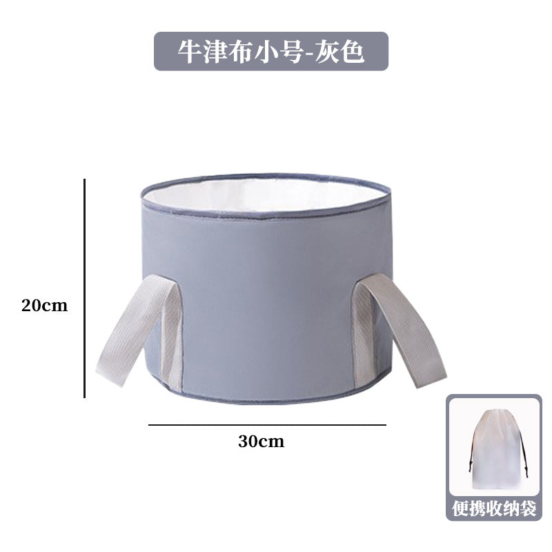 Portable Foot Bath Bucket, Elevated Above The Calf, Five-Layer Insulated Foot Bag, Travel Foldable Foot Basin, Foot Bath Artifact
