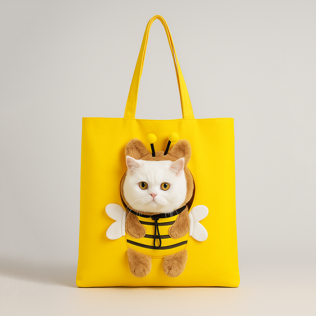 On-the-Go Pet Carrier Bag, Cat Shoulder Backpack with Peek Window for Cats and Small Dogs