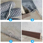 Double-Head Skirting Thread Seamless Nail