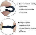 20Pairs Glasses Anti-slip Silicone Ear Clip, Glasses Holder With Storage Box, Sports Eyeglass Ear Grips, Safety Eyewear Retainers for Sunglasses Presbyopia Eyeglass