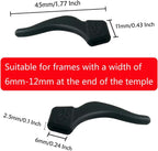 20Pairs Glasses Anti-slip Silicone Ear Clip, Glasses Holder With Storage Box, Sports Eyeglass Ear Grips, Safety Eyewear Retainers for Sunglasses Presbyopia Eyeglass