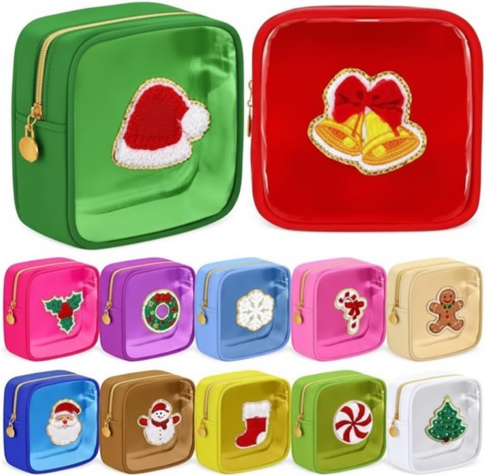 Christmas Mini Zippered Pouch