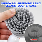 Dish Brush with Soap Dispenser - Dish Brush with Long Handle Deep Cleaning, Dish Scrubber Switchable Modes for Dishes, Pans, Sink, Pots (White)