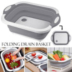 💥 New for 2025 🔄 Folding Cutting Board · Multifunctional Vegetable Drain