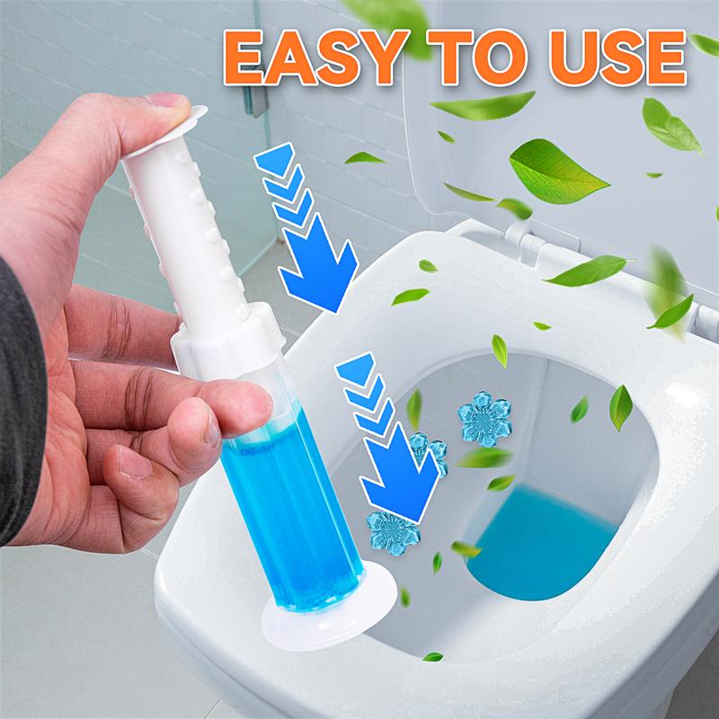 Flowers Toilet Cleaner Gel - (6 in 1)Air Freshener, Effective Deodorizer, Long Lasting Fragrance for Bathroom, Toilet Bowl