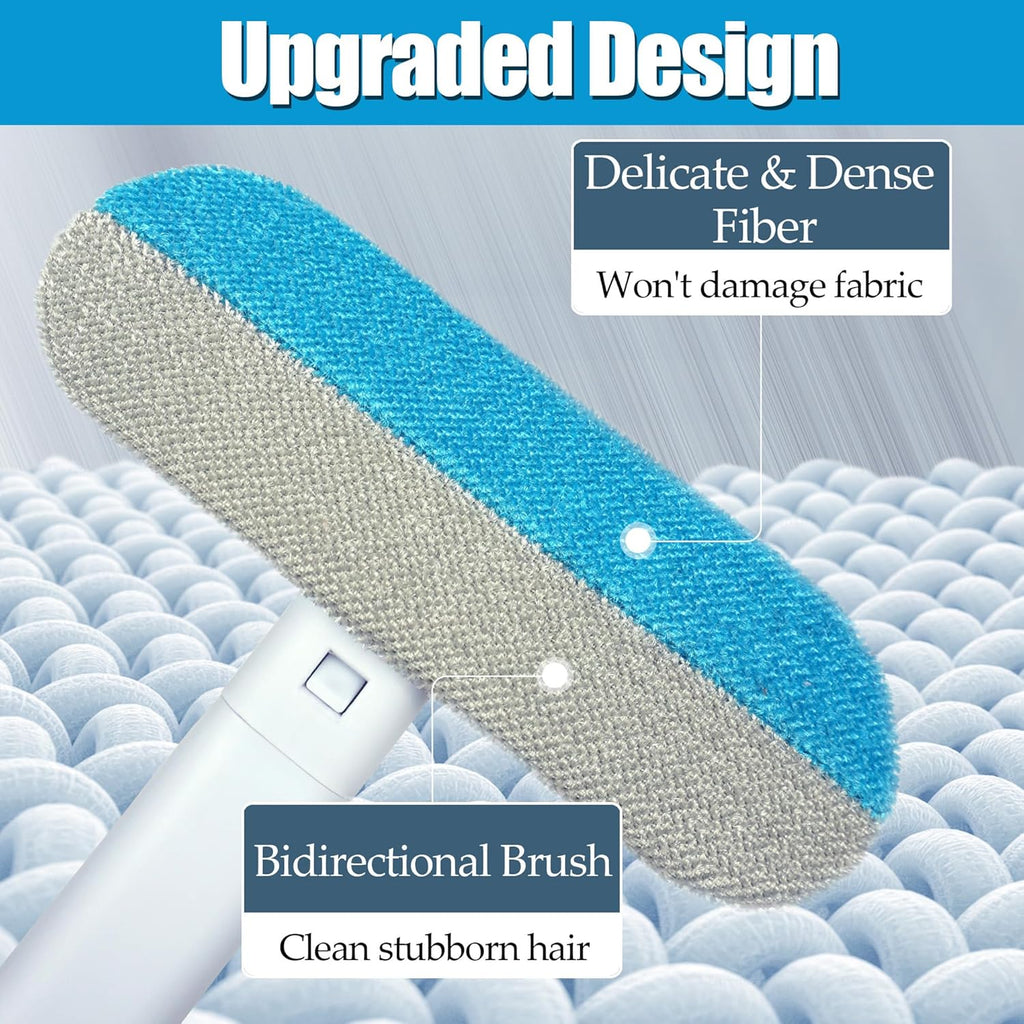 4-in-1 Multifunctional Pet Hair Removal Tool for Furniture, Couch, Carpet, and Windows, Reusable and Washable
