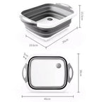 💥 New for 2025 🔄 Folding Cutting Board · Multifunctional Vegetable Drain