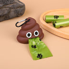 Poo Emoji poop bag dispenser!