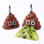 Poo Emoji poop bag dispenser!