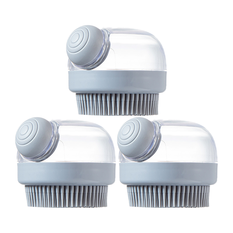 Hair Washing Artifact with Liquid Silicone Massage Brush