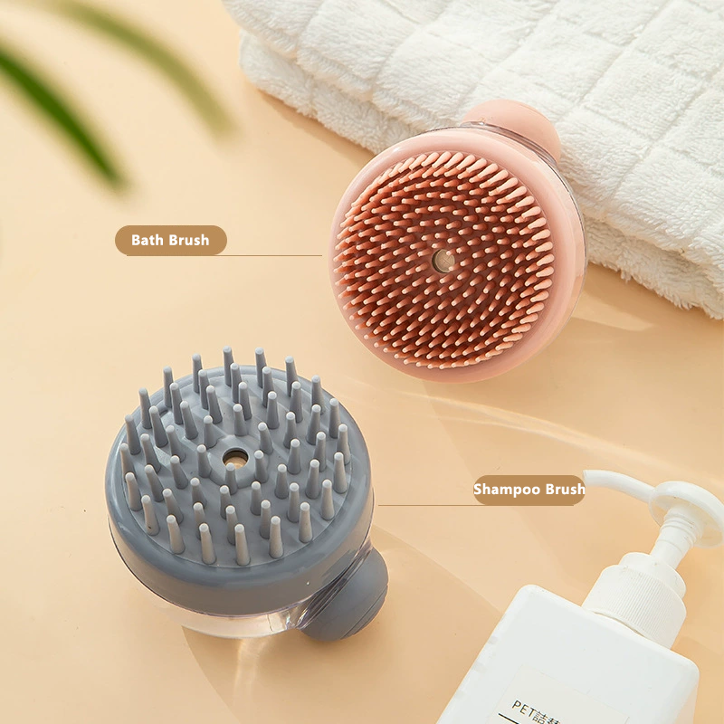 Hair Washing Artifact with Liquid Silicone Massage Brush