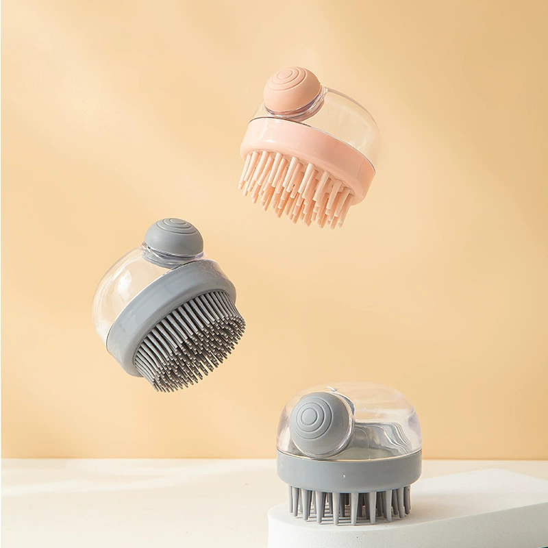 Hair Washing Artifact with Liquid Silicone Massage Brush
