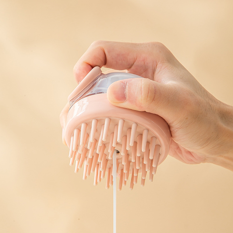 Hair Washing Artifact with Liquid Silicone Massage Brush