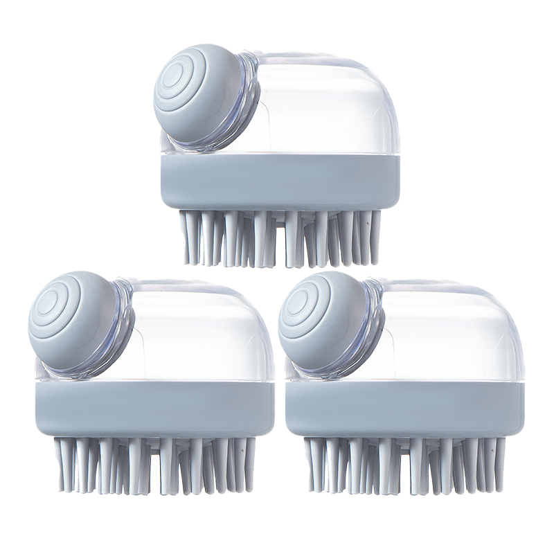 Hair Washing Artifact with Liquid Silicone Massage Brush