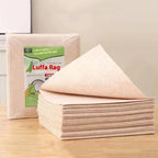 Loofah Plant Fiber Cleaning Cloth – Non-Stick, Thick, Highly Absorbent, Lint-Free Kitchen Dish Cloth for Home Use