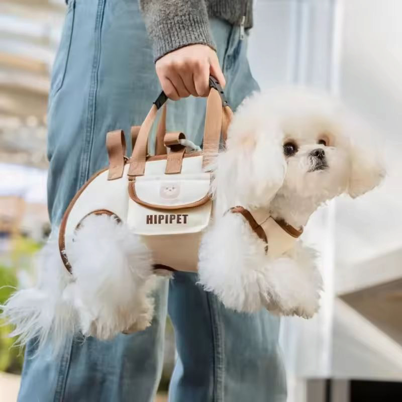 Multifunctional Pet Leash Backpack, hand-carry, crossbody, lightweight travel carry essential