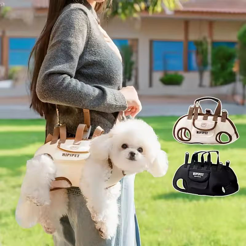 Multifunctional Pet Leash Backpack, hand-carry, crossbody, lightweight travel carry essential