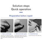 Air Pump Windshield Repair Kit